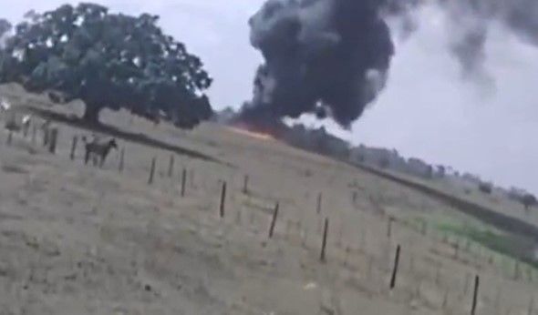 Vídeo mostra queda e explosão de avião que matou três em São Paulo; assista
