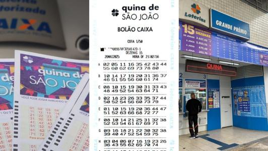 Lotérica arrisca alto para levar R$ 230 milhões na Quina de São João