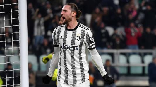 Rabiot marcou o único gol da Juventus na vitória deste domingo