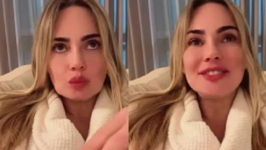 Rachel come pipoca ao comemorar eliminação de Simioni