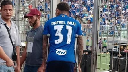 Rafael Bilu deixou vestiário do Independência de muletas