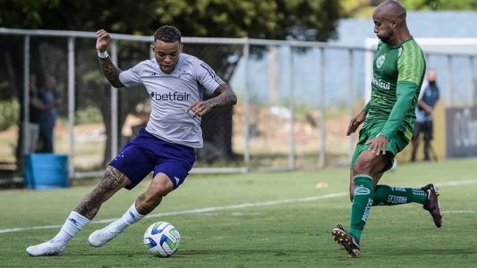Rafael Bilu marcou um dos gols do Cruzeiro em jogo-treino contra o Juventude
