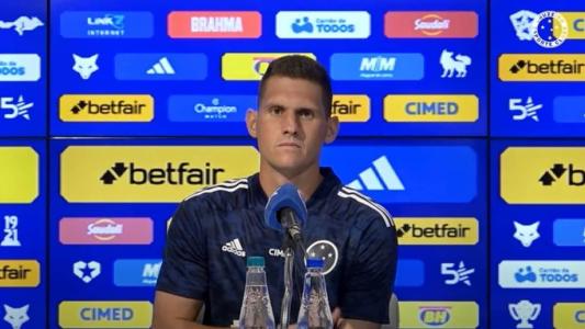 Rafael Cabral concedeu entrevista coletiva na Toca nesta sexta-feira (10)