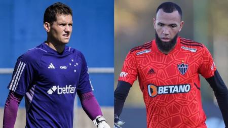 Rafael Cabral e Everson defenderão metas de Cruzeiro e Atlético para chegar ao topo