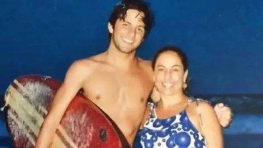 Rafael Mascarenhas, que morreu em 2010, ao lado de Cissa Guimarães