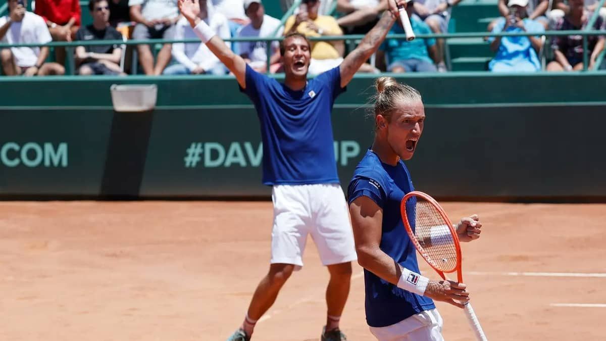 Tênis: Com Rafael Matos, Brasil vence nas duplas e garante triunfo sobre China na Davis