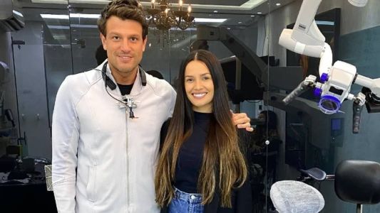 Rafael Puglisi e a cantora Juliette