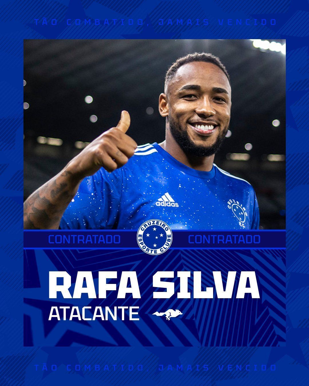 Cruzeiro anuncia a contratação do atacante Rafa Silva