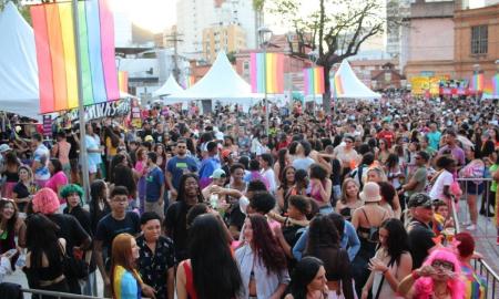 Rainbow Fest 2024 na Praça Antônio Carlos, no Centro de Juiz de Fora • Divulgação/Assessoria