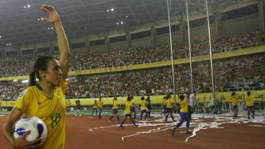 Rainha Marta esteve na Copa de 2007, a melhor campanha do Brasil