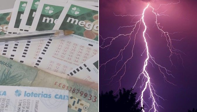 Sortudo que levou R$ 81 milhões na Mega-Sena tinha 50 vezes mais chance de ser atingido por raio