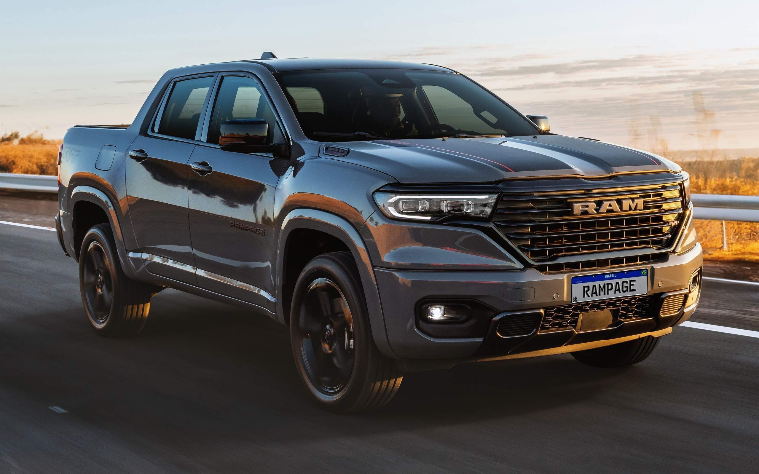 Ram Rampage R/T terá motor turbo flex em 2026