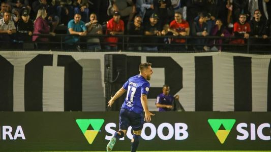 Ramiro marcou o seu primeiro gol com a camisa do Cruzeiro no jogo contra o Bragantino