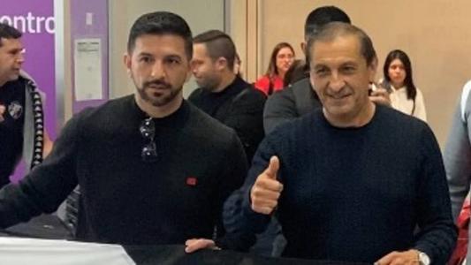 Ramón Díaz e seu filho, Emiliano, já comandaram primeiro treino no CT do Vasco