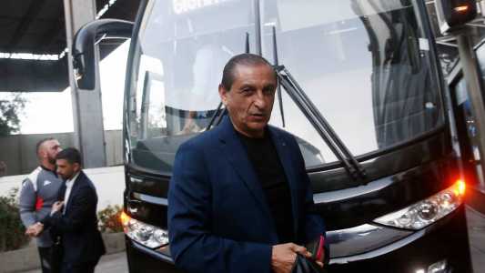 Ramón Diaz na chegada a São Januário, palco do jogo entre Vasco e Athletico
