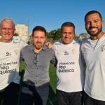 Técnico da Seleção Sub-20 visita treino do Corinthians