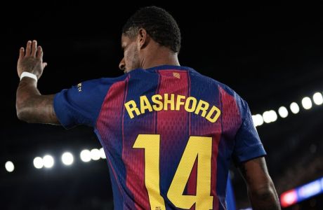 Marcus Rashford em ação pelo Barcelona na temporada 2025/2026