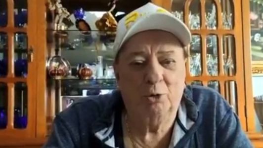 O apresentador do SBT está com 85 anos