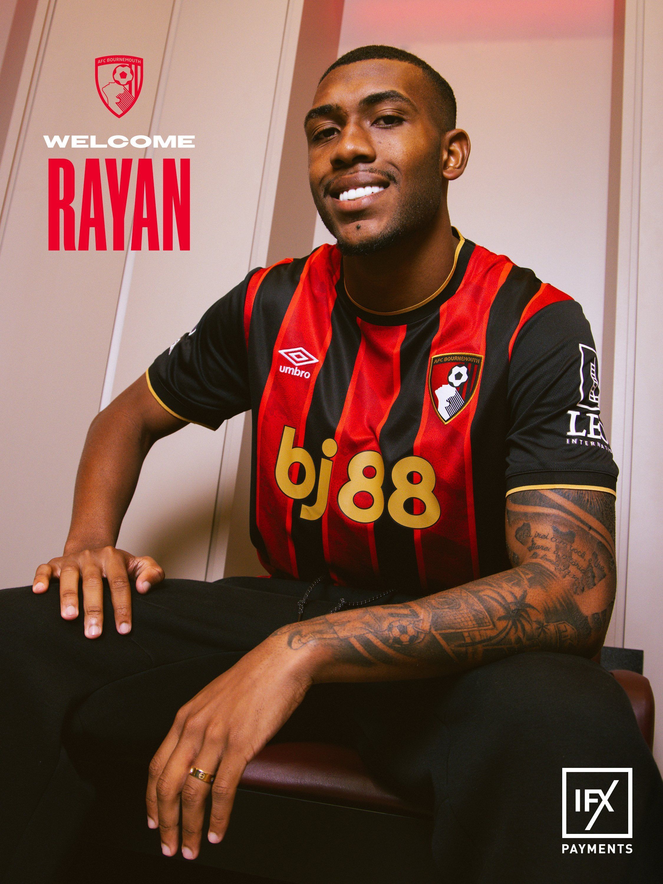 Bournemouth, da Inglaterra, anuncia a contratação de Rayan, joia do Vasco