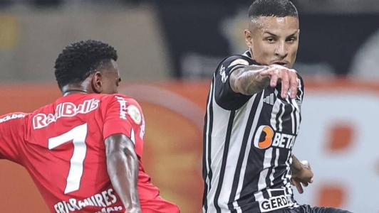 RB Bragantino, de Eric Ramires, e Atlético, de Guilherme Arana, empataram em 1 a 1 no primeiro turno do Brasileirão