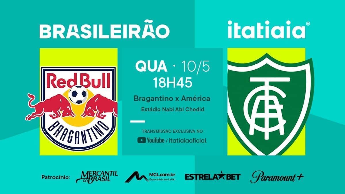 RB Bragantino x América: assista, ao vivo, à transmissão da Itatiaia