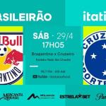 RB Bragantino x Cruzeiro: assista, ao vivo, à transmissão da Itatiaia