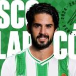 Real Betis anuncia a contratação de Isco, ex-Real Madrid
