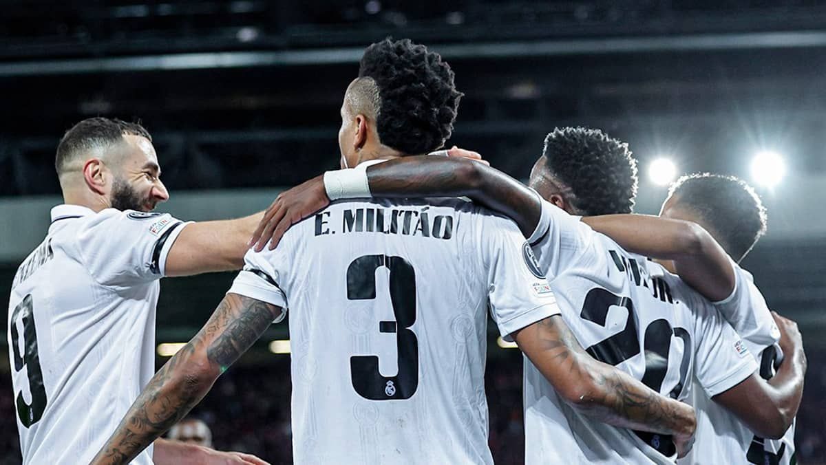 Liga dos Campeões: Real Madrid goleia o Liverpool na Inglaterra com gols e 'assistência' de brasileiros
