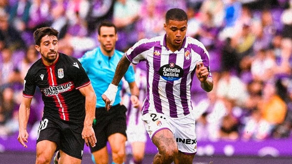 Real Valladolid vence com gol salvador e respira na segunda divisão espanhola