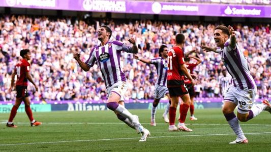 Real Valladolid venceu o Mirandés por 3 a 2, com gol no último lance