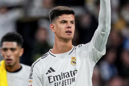 Chema Andrés em ação pelo Real Madrid na temporada 2024/2025