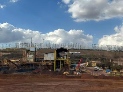Em planta de beneficiamento em Itabirito, Herculano reutiliza mais de 90% da água em processos