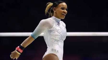 Rebeca Andrade foi fundamental para classificação da equipe brasileira no Mundial de Ginástica