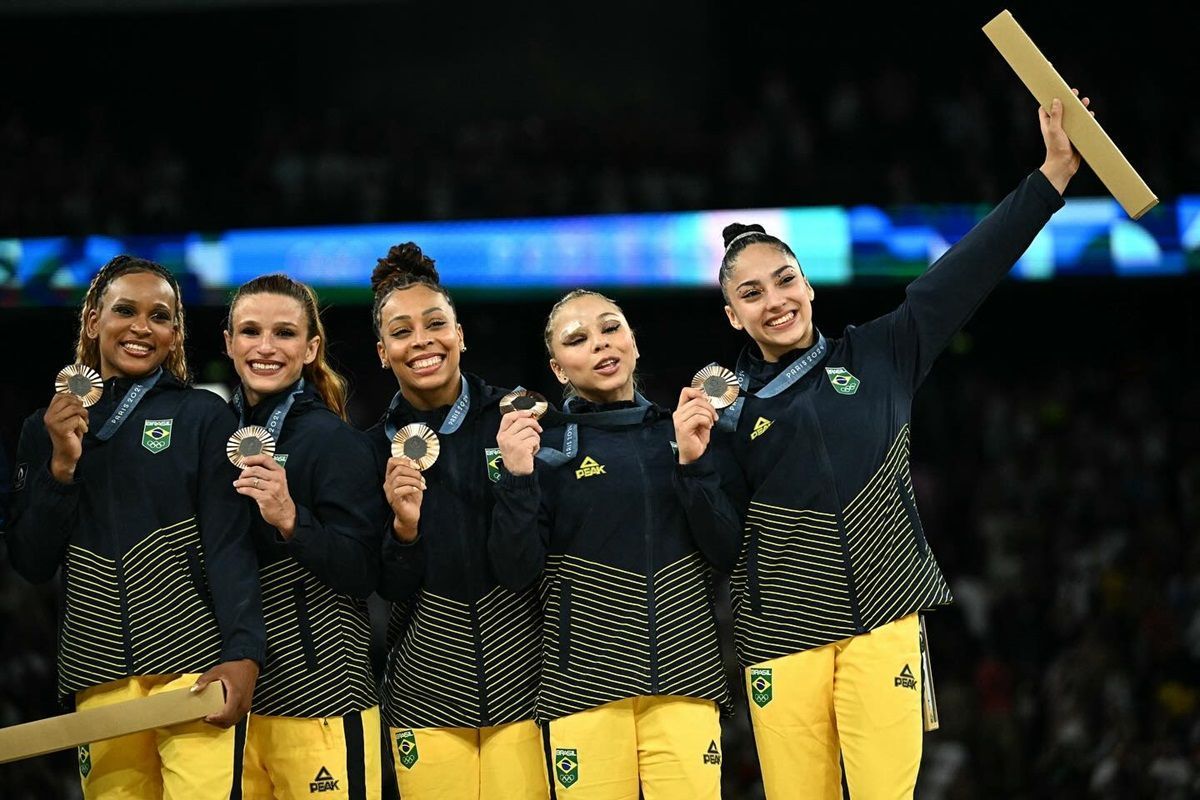Joias brasileiras brilham em Paris e conquistam bronze na ginástica artística