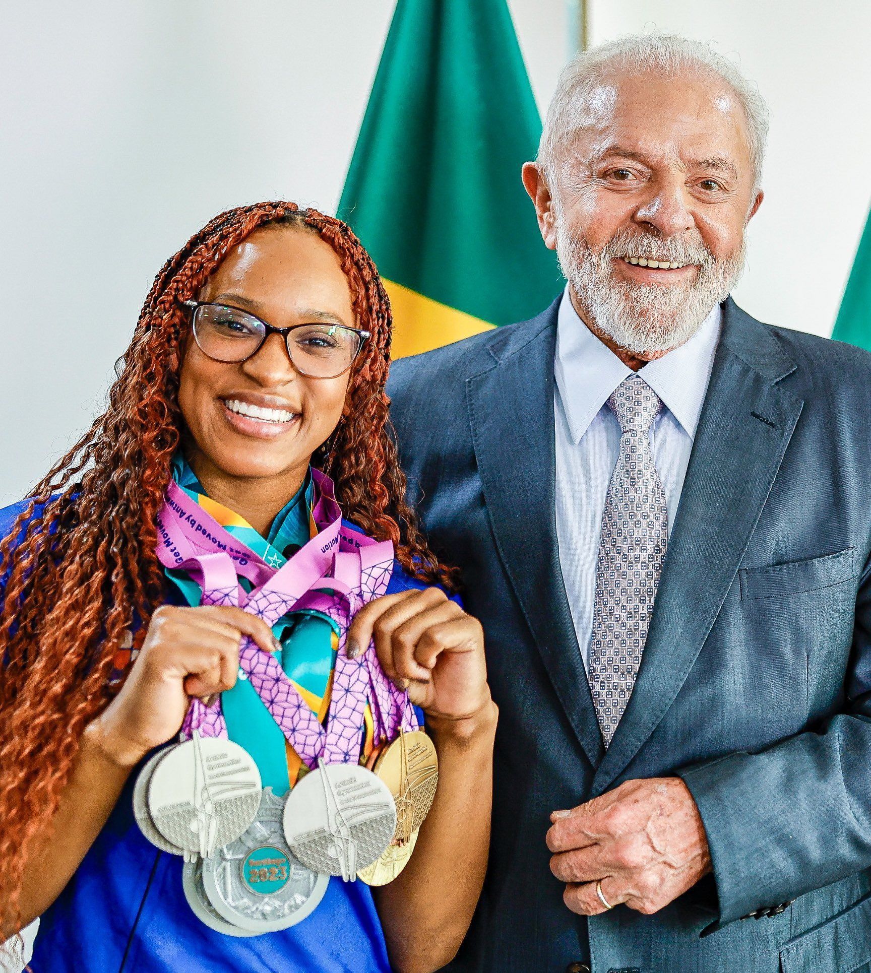Lula parabeniza Rebeca Andrade pela medalha de ouro: 'Nossa maior medalhista olímpica da história'