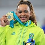 Jogos Pan-Americanos: Rebeca Andrade confirma favoritismo e é ouro no salto