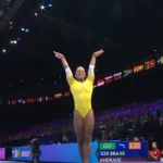 Mundial de Ginástica: Rebeca Andrade é bronze na trave