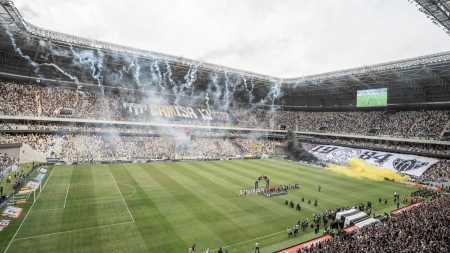 Recém-inaugurada, a Arena MRV tem a 10ª maior capacidade entre novos estádios brasileiros