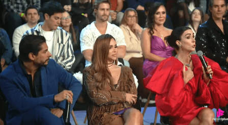 Jornalista e ator marcaram presença na final de A Fazenda 17