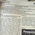 PF identifica mulher que vazou foto da redação do Enem em 2023