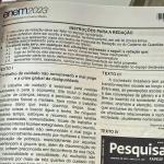 PF identifica mulher que vazou foto da redação do Enem em 2023