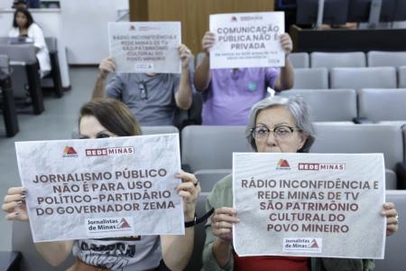 Servidores apresentaram denúncias e diretores da EMC rebateram as críticas durante audiência na ALMG nesta quinta-feira (9)