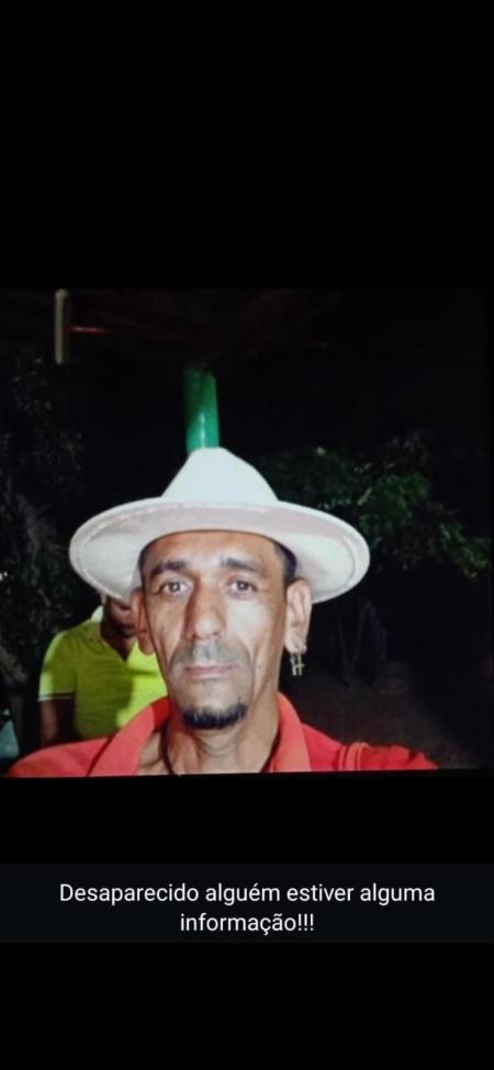 Deocleciano Neto Ferreira, de 42 anos, segue desaparecido