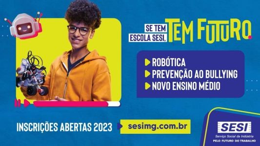 Referência na educação de qualidade e cidadania, Escolas SESI estão com matrículas abertas