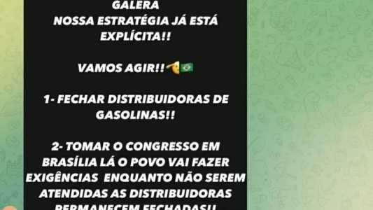 Refinarias são alvos mencionados em grupos de criminosos que atacaram Brasília