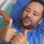 Vídeo: homem atingido por aparelho de musculação faz 'joinha' e agradece doações