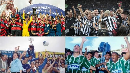 Região Sudeste agora tem 58 títulos do Campeonato Brasileiro