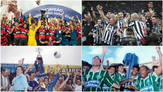 Região Sudeste agora tem 58 títulos do Campeonato Brasileiro