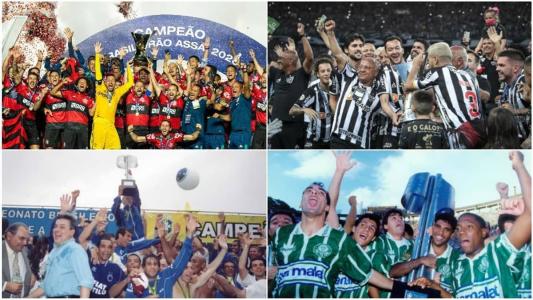 Região Sudeste agora tem 58 títulos do Campeonato Brasileiro
