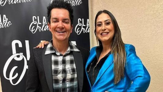 Regis e Kelly Danese; esposa do artista atualizou estado de saúde após acidente